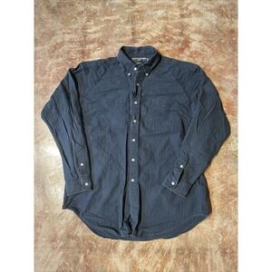 Vintage Ralph Lauren Polo Golf Tilden Blue/Green Plaid Button Front Shirt Sz L